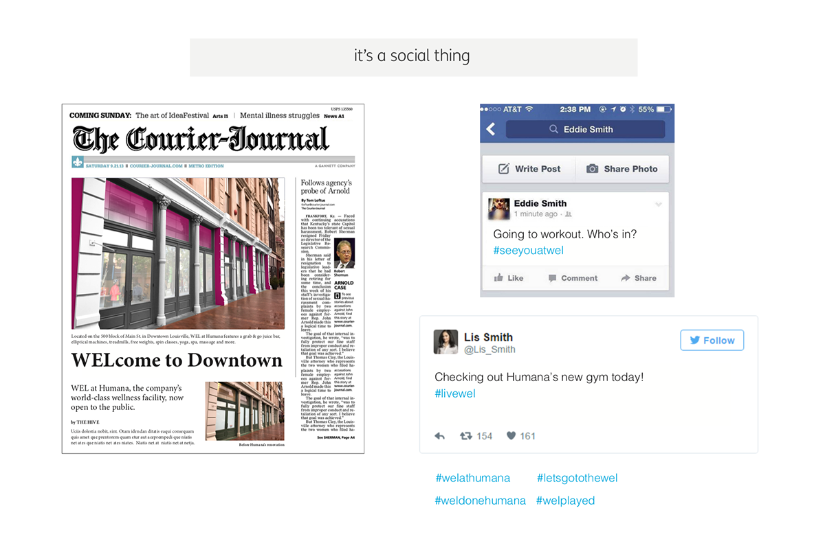 Media coverage and social buzz - Courier-Journal feature and social media engagement